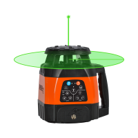 Electronic Self-Leveling Horizontal & Vertical Rotary Laser Kit with GreenBrite Technology